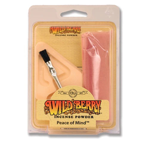 Wild Berry Peace of Mind Incense Powder Set with burner