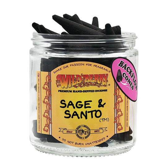 Wild Berry Backflow Cones Sage & Santo