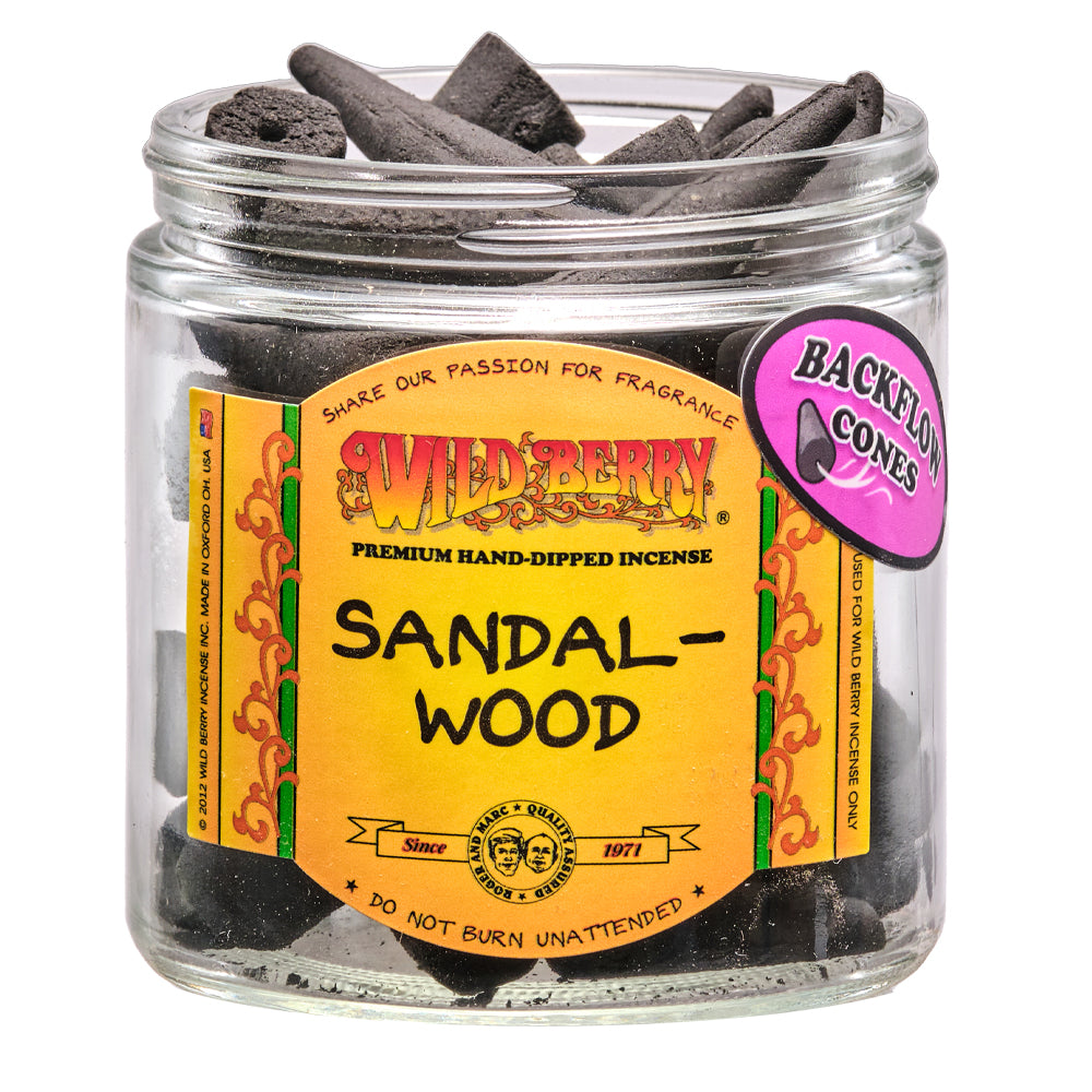 Wild Berry Backflow Cones Sandalwood