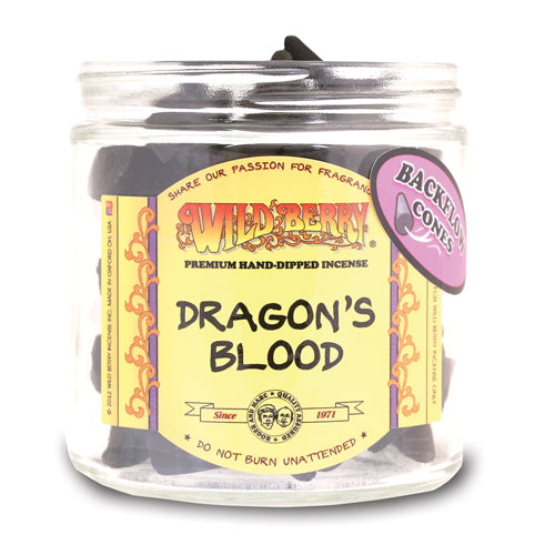 Wild Berry Backflow cones Dragon's Blood